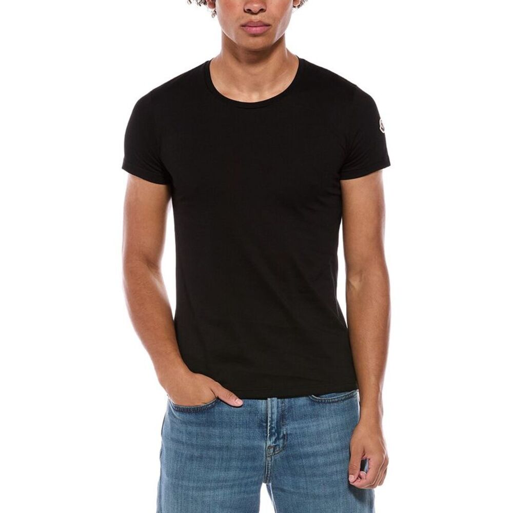 Moncler Womens  T-Shirt, Black